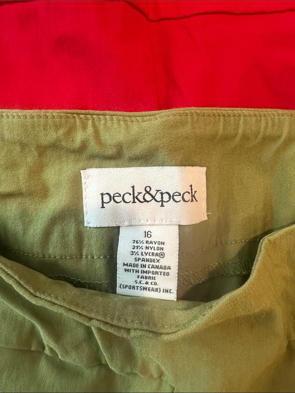 Peck & Peck Black, green, yellow and red Women's Dress Shorts - Picture 7 of 9